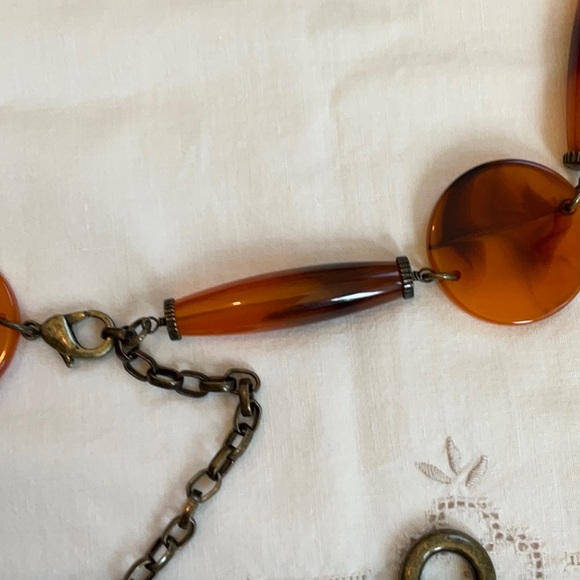 Talbots faux tortoise chain belt - Picture 5 of 6